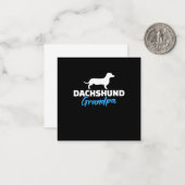 Dackel Opa Mitteilungskarte (Vorderseite/Rückseite Beispiel)