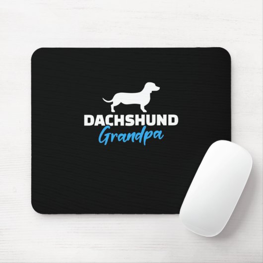 Dackel Opa Mousepad (Mit Mouse)