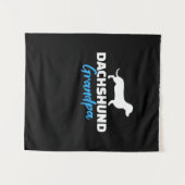Dackel Opa Wandteppich (Vorderseite (Horizontal))