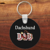 Dackel Papa Schlüsselanhänger (Vorderseite)