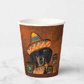 DACKEL PAPPBECHER (Vorderseite)