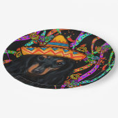 DACKEL PAPPTELLER (Schrägansicht)