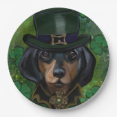 Dackel Pappteller (Vorderseite)