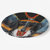 DACKEL PAPPTELLER (Schrägansicht)