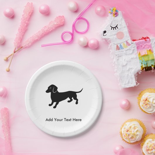 Dackel Pappteller (Party)