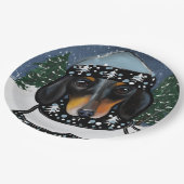 DACKEL PAPPTELLER (Schrägansicht)