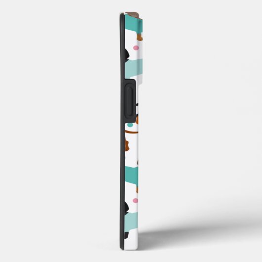 Dackel Party Case-Mate iPhone Hülle (Rückseite / Rechts)