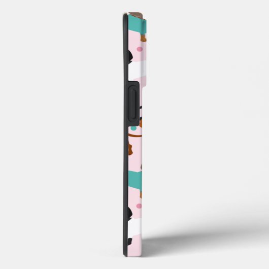 Dackel Party Case-Mate iPhone Hülle (Rückseite / Rechts)