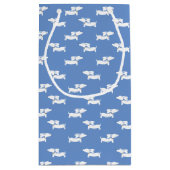 Dackel Party Dackel Dog Geschenktaschen Kleine Geschenktüte (Rückseite)