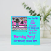 Dackel Party Einladung (Stehend Vorderseite)