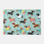 Dackel Party Fußmatte (Vorderseite)