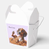 Dackel Party Geschenkschachtel (Geöffnet)