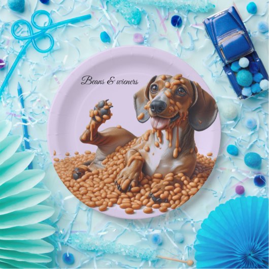 Dackel Party Pappteller (Party)