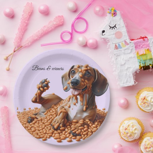 Dackel Party Pappteller (Party)