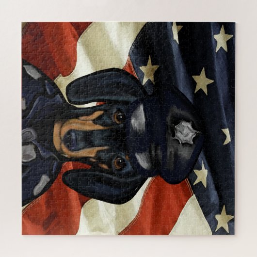 DACKEL PATROL PUZZLE (Horizontal)