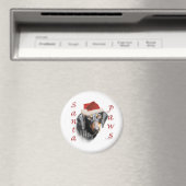 Dackel Paws (glatt) Magnet (In Situ (Geschirrspüler))