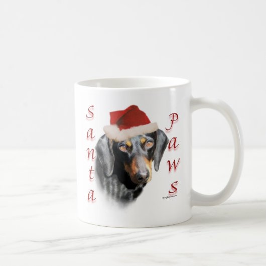 Dackel Paws (glatte Tasse) Kaffeetasse (Rechts)