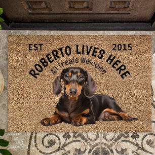 Dackel Personalisiert Hund Lover Doormat Fußmatte