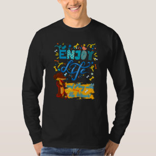 DACKEL PET FUNNY DACKEL DOG GENIESSEN LIFE POSITIV T-Shirt