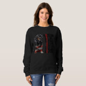 Dackel Phantastisch Liebend Stark Happy Selfless G Sweatshirt (Vorne ganz)