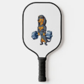 Dackel Pickleball Schläger (Vorderseite)