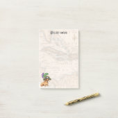 Dackel Pirate Post-it Klebezettel (Auf Schreibtisch)