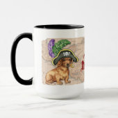 Dackel Pirate Tasse (Links)