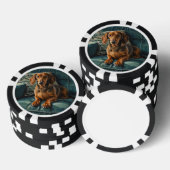 Dackel Pokerchips (Stapel)