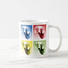 Dackel Pop Art Kaffeetasse