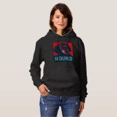 Dackel Pop Hound Hoodie (Vorne ganz)