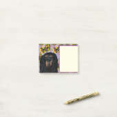 DACKEL POST-IT KLEBEZETTEL (Auf Schreibtisch)