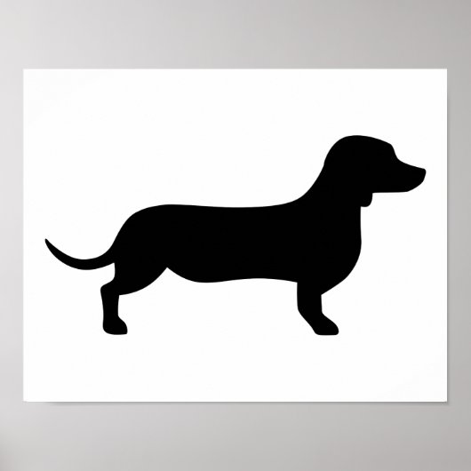 Dackel Poster (Vorne)