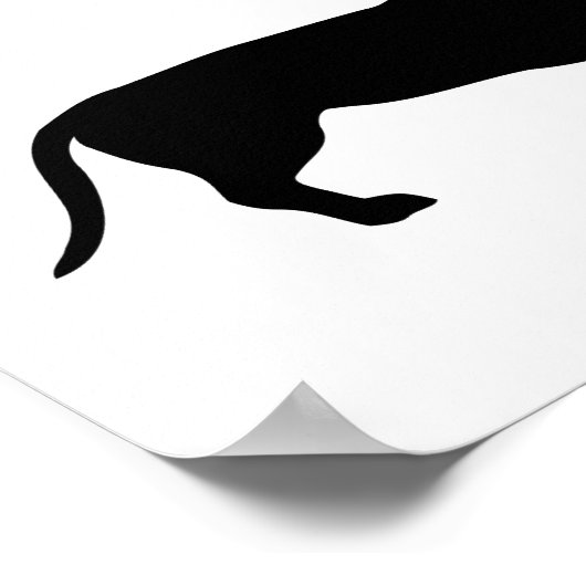 Dackel Poster (Ecke)