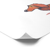 Dackel Poster (Ecke)