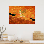 Dackel Poster (Küche)