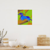 Dackel Poster (Küche)