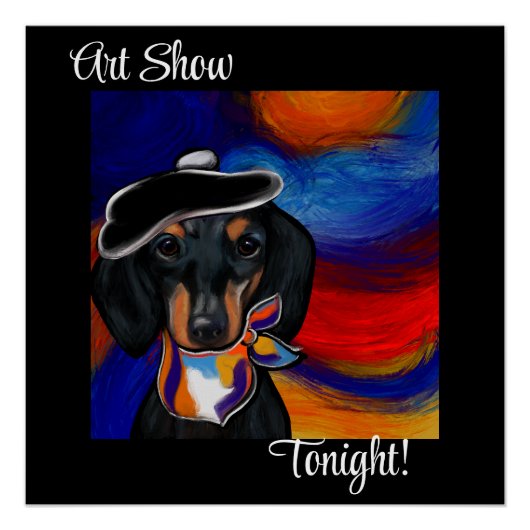 DACKEL POSTER (Vorderseite)