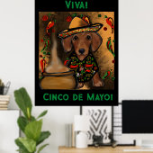 Dackel Poster (Heimbüro)