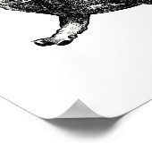 Dackel Poster / Wall Art (Ecke)