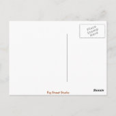 Dackel Postkarte (Rückseite)