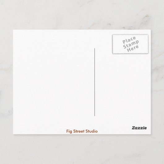 Dackel Postkarte (Rückseite)