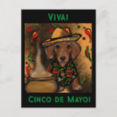 Dackel Postkarte (Vorderseite)