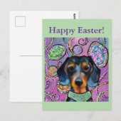 DACKEL POSTKARTE (Vorne/Hinten)