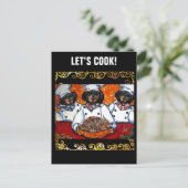 DACKEL POSTKARTE (Stehend Vorderseite)