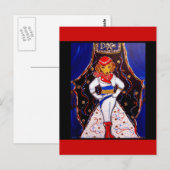 Dackel Postkarte (Vorne/Hinten)