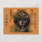DACKEL POSTKARTE (Vorderseite)