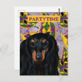 DACKEL POSTKARTE (Vorne/Hinten)