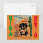 Dackel Postkarte (Vorne/Hinten)
