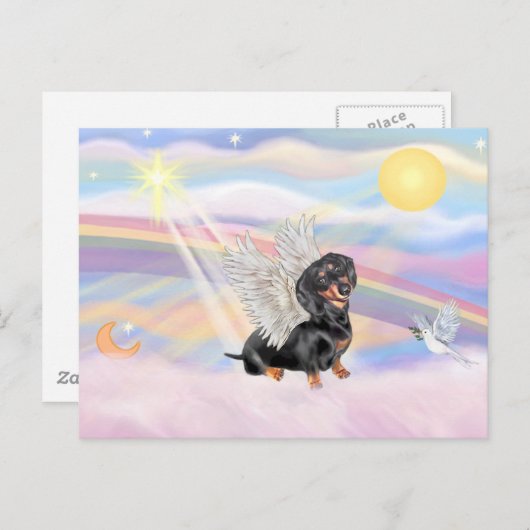 Dackel Postkarte (Vorne/Hinten)