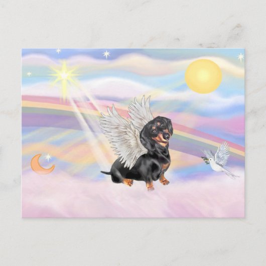 Dackel Postkarte (Vorderseite)